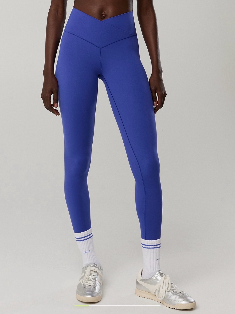 NWT aerie offline Real Me 7/8 leggings size small, cobalt blue